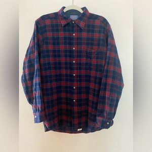 Vintage Plaid Pendleton Wool Shirt - made in USA